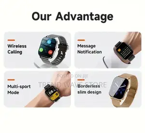 Smart Watch Silver Colour Available