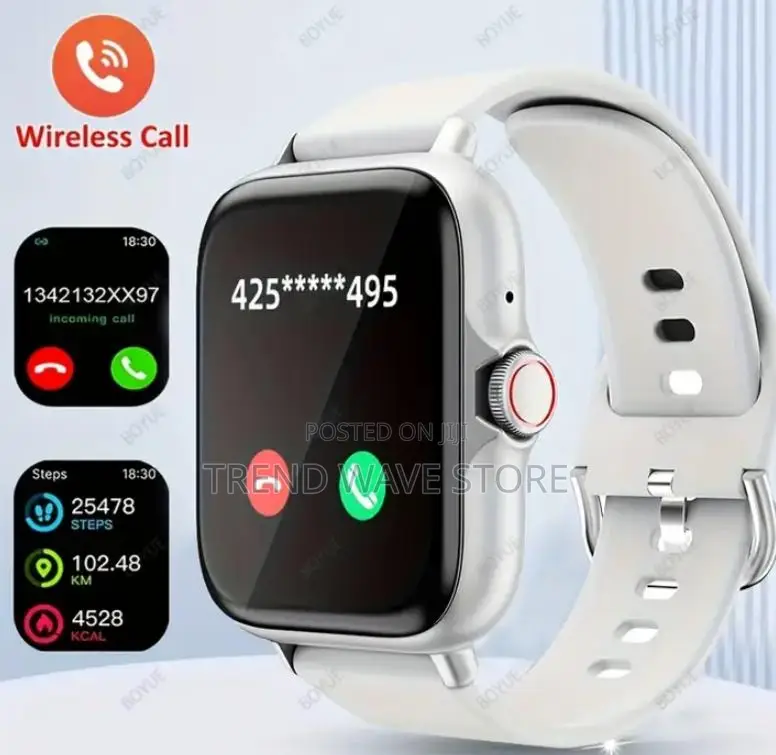 Smart Watch Silver Colour Available