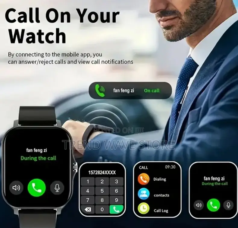 Smart Watch Silver Colour Available