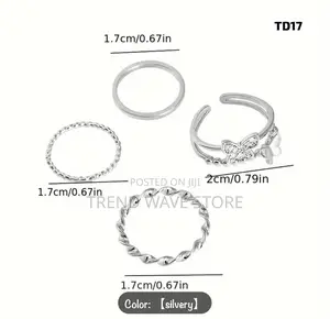 Photo - Silver Ring Set