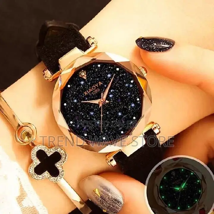 Ladies Luminous Fashion Starr Sky Watches (P01348)