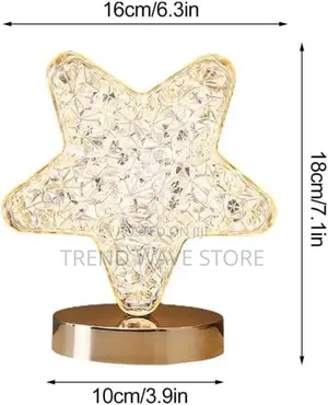 Photo - Star Shape Crystal Diamond Lamp (P04570)