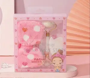 Photo - 3pcs Beauty Tool Pack With Gift Box Jade Roller