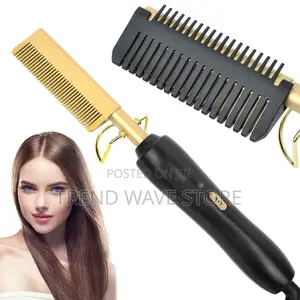 Photo - 2 in 1 Hot Comb Straigtner (P00889)