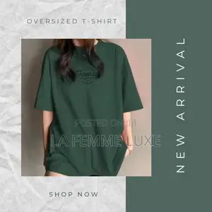 Photo - Oversized Dark Green T-Shirt