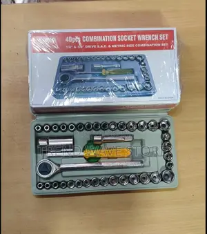 Photo - 40 PCS Combination Socket Wrench Set (P00300)