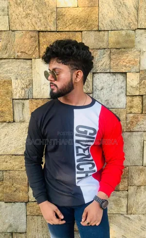 Three Colours Mens Ling Sleeve Tshirt