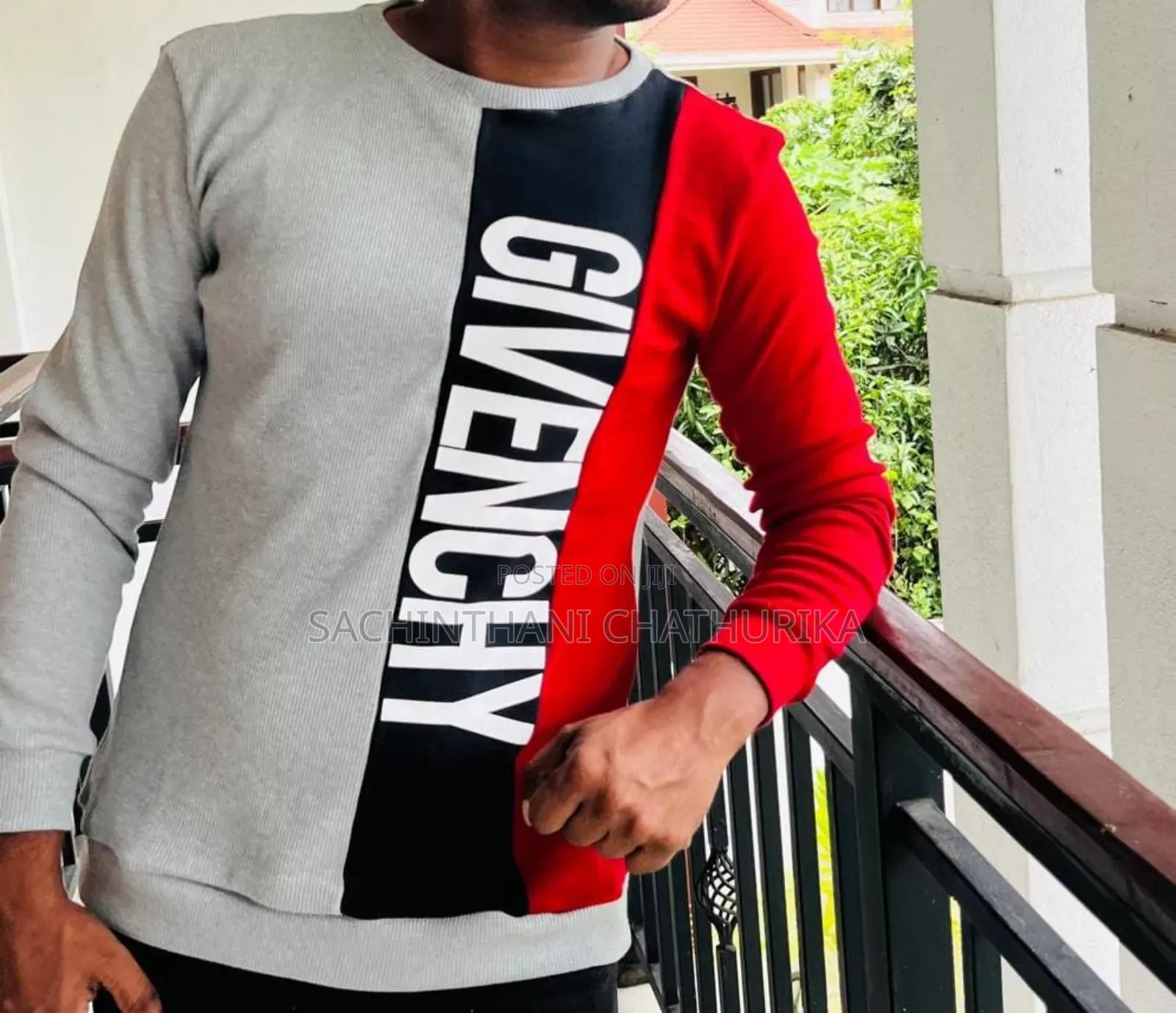 Three Colours Mens Ling Sleeve Tshirt
