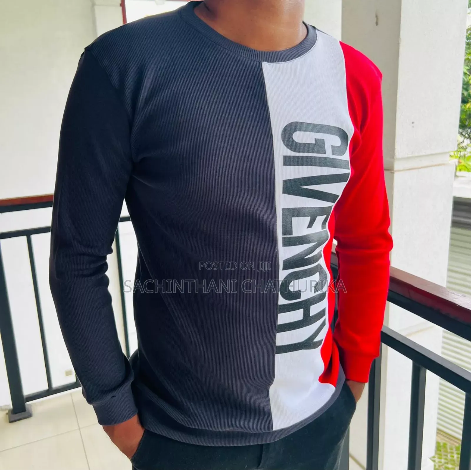 Three Colours Mens Ling Sleeve Tshirt