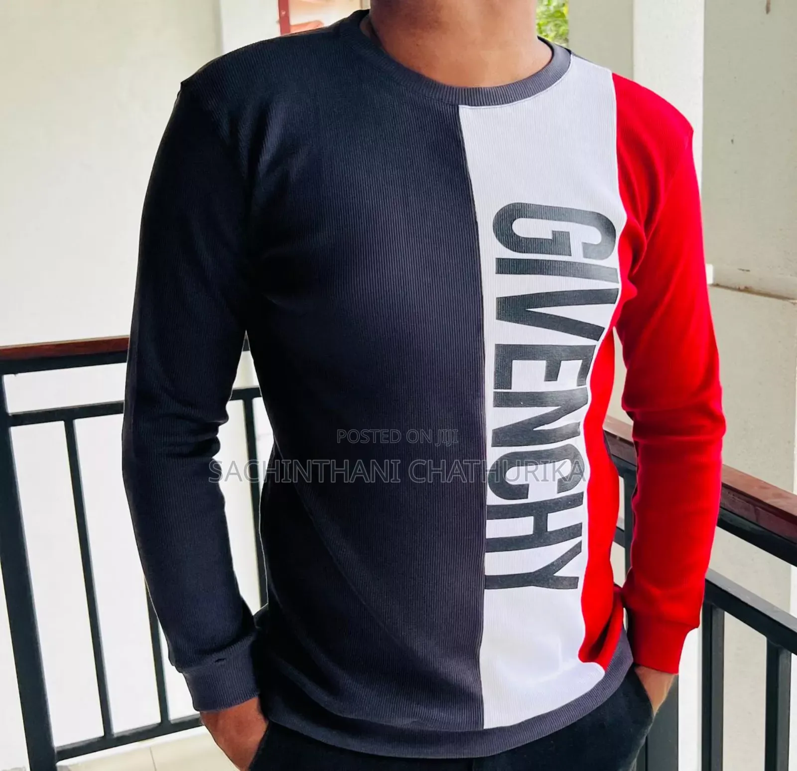 Three Colours Mens Ling Sleeve Tshirt
