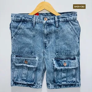 Photo - Denim Short ( Acid Wash / Front Pocket)