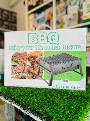 Photo - New Metal Folding Portable BBQ