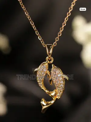 Photo - Dolphin Pendant Stainless Steel Necklace