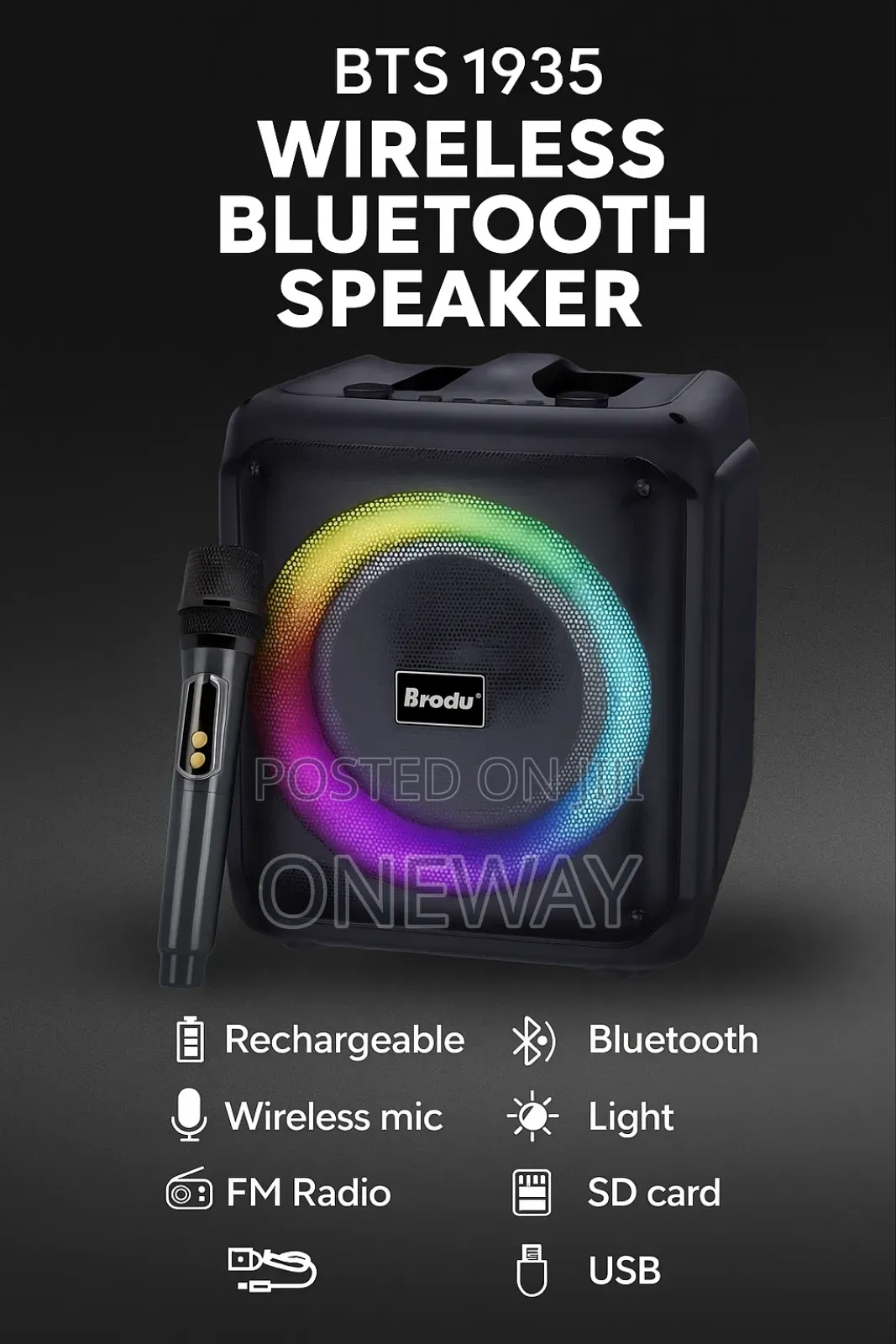 BTS 1935 Wireless Bluetooth Speaker