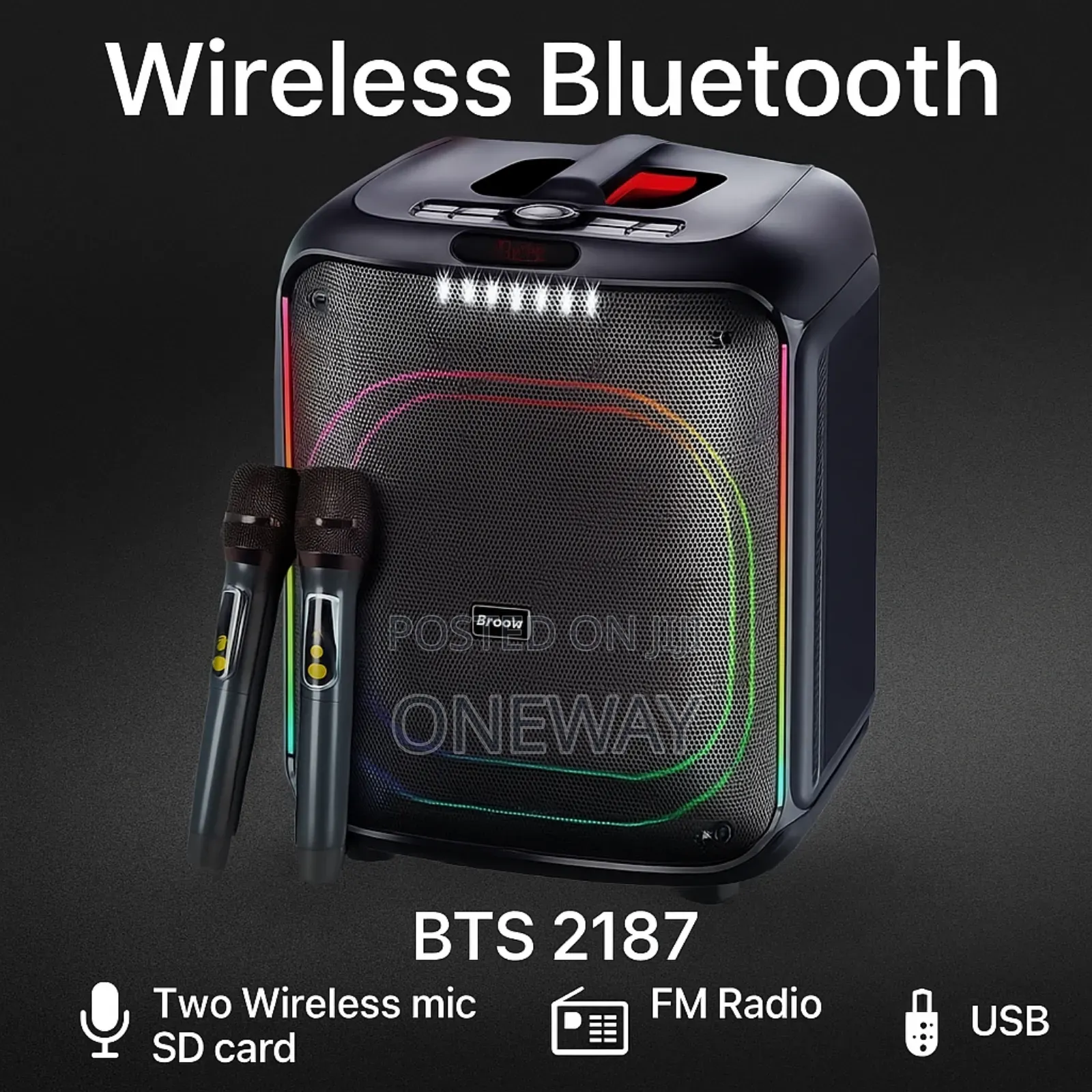BTS 2187 Wireless Bluetooth Speaker