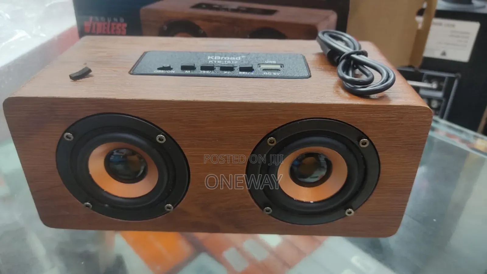 Kts 1612 Wireless Wood Speaker