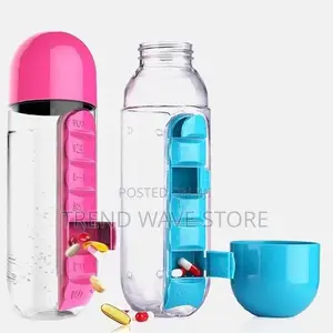 Photo - Water Bottle With Pillbox