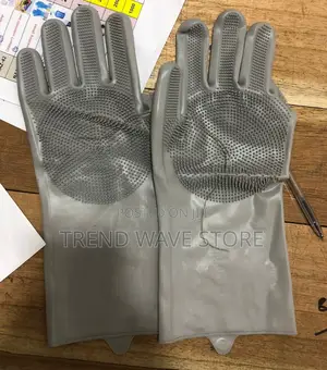 Photo - Silicone Dishwashing Gloves