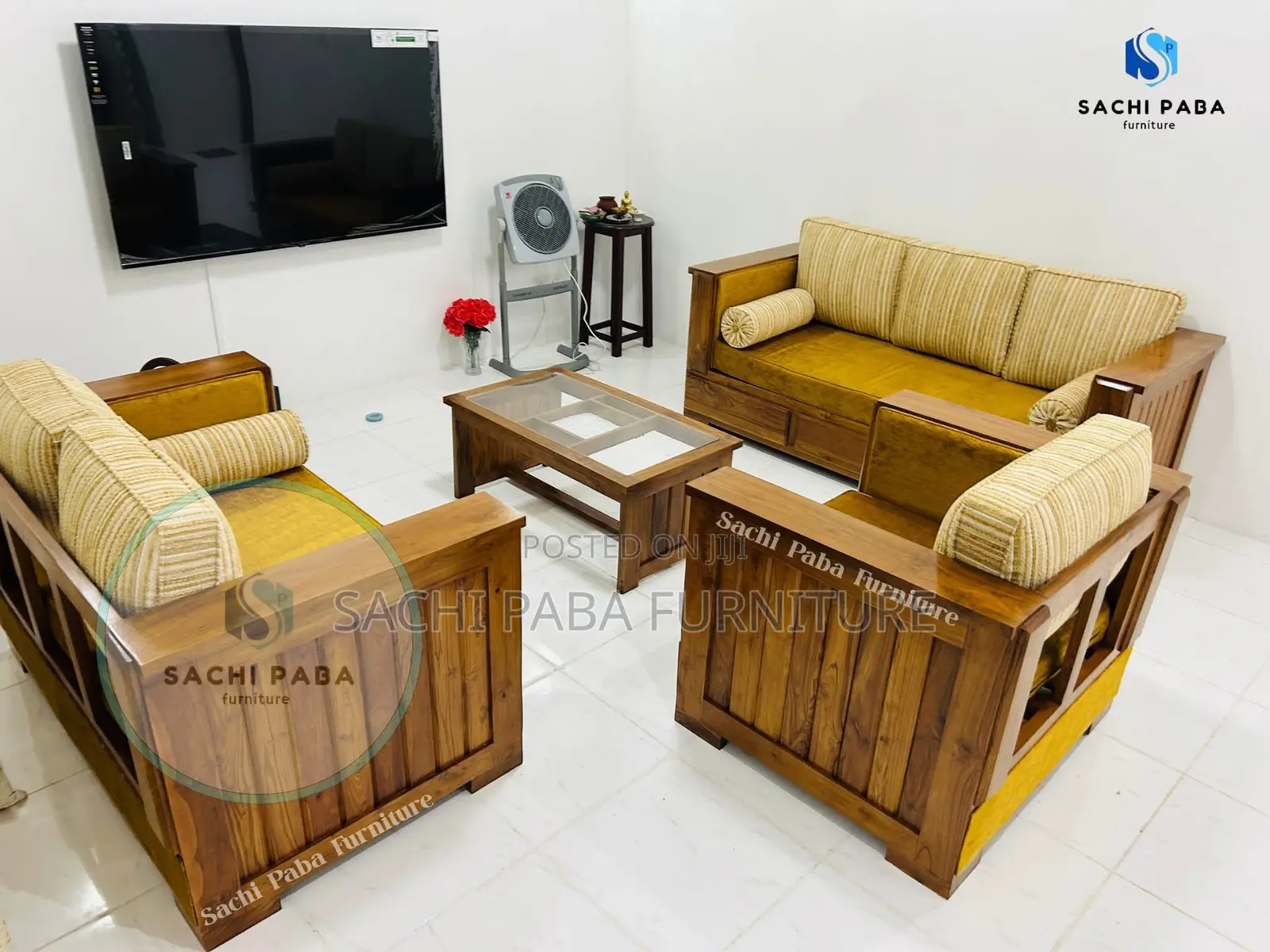 Teak Sofa Set