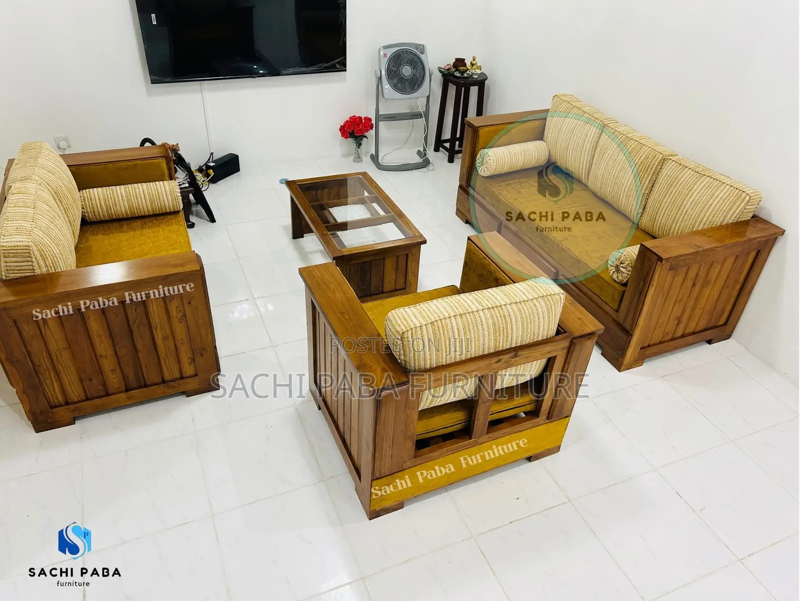 Teak Sofa Set
