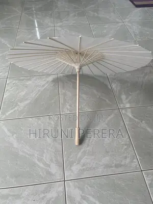 Photo - 5 White Paper Umbrellas