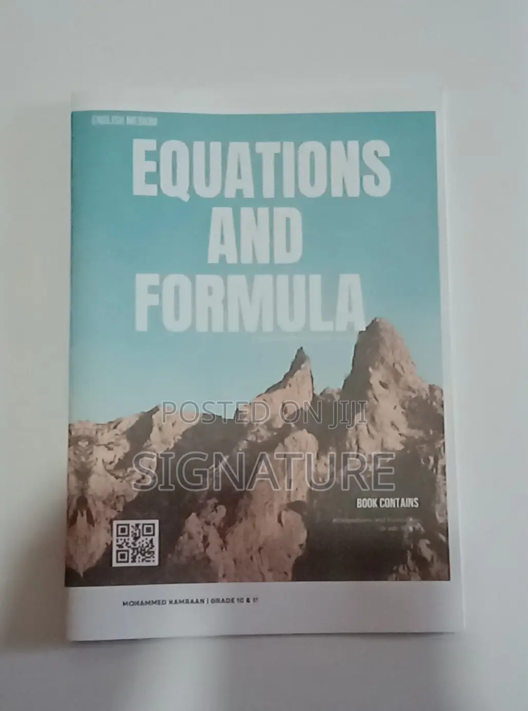 Equations and Formula Gr 10 and 11 Shortnote Book