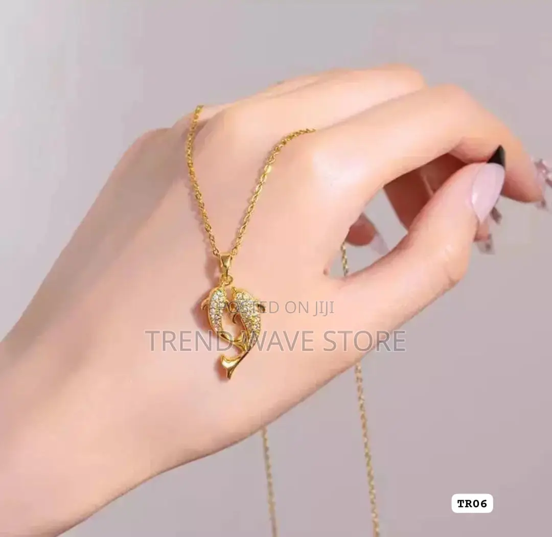 Dolphin Pendent Stainless Steel Necklace