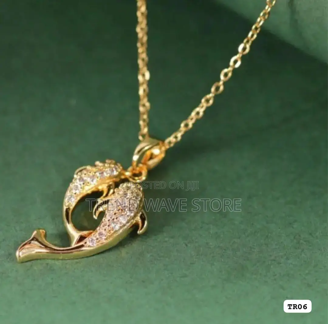 Dolphin Pendent Stainless Steel Necklace