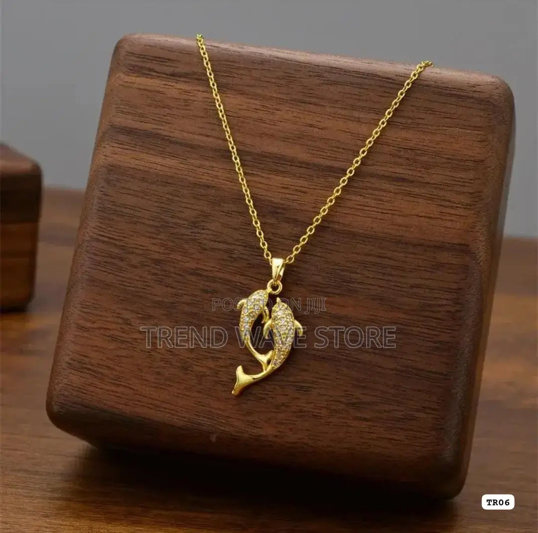 Dolphin Pendent Stainless Steel Necklace