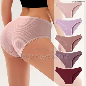 5pcs Ribbed Panties