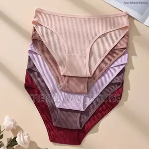 5pcs Ribbed Panties