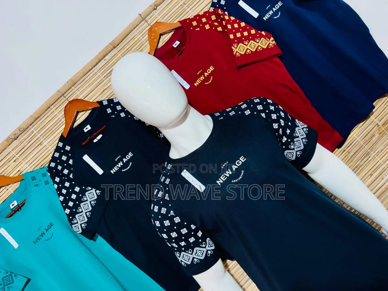 Hand Print Ragland T Shirt