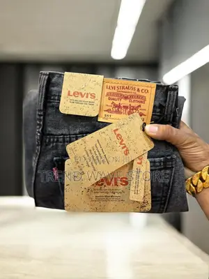 Men Acid Wash Big Fold Denim