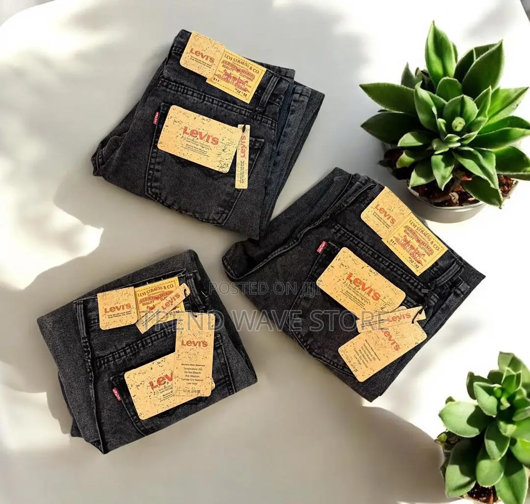 Men Acid Wash Big Fold Denim