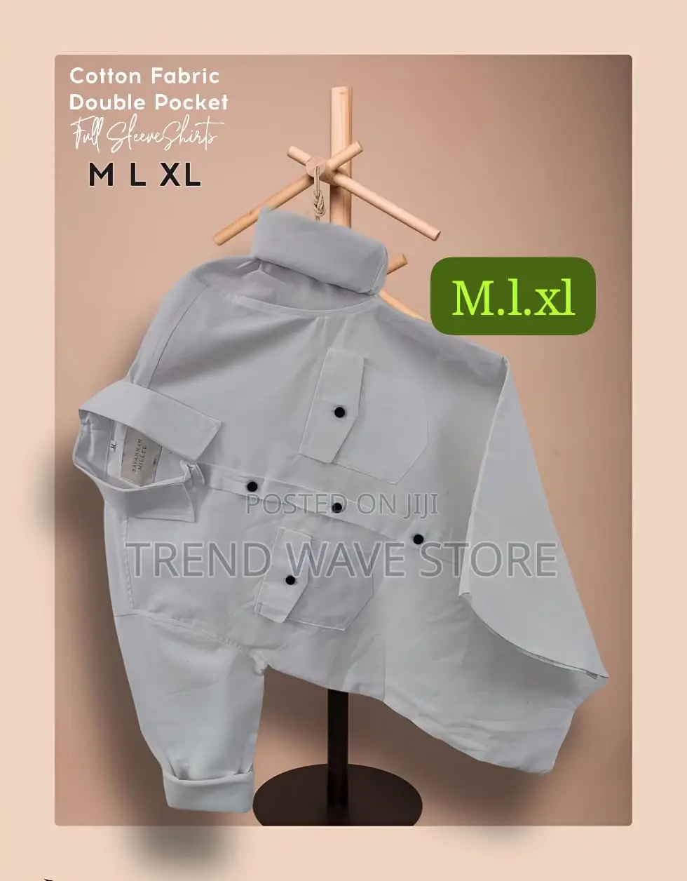 Double PKT Long SLV Shirt