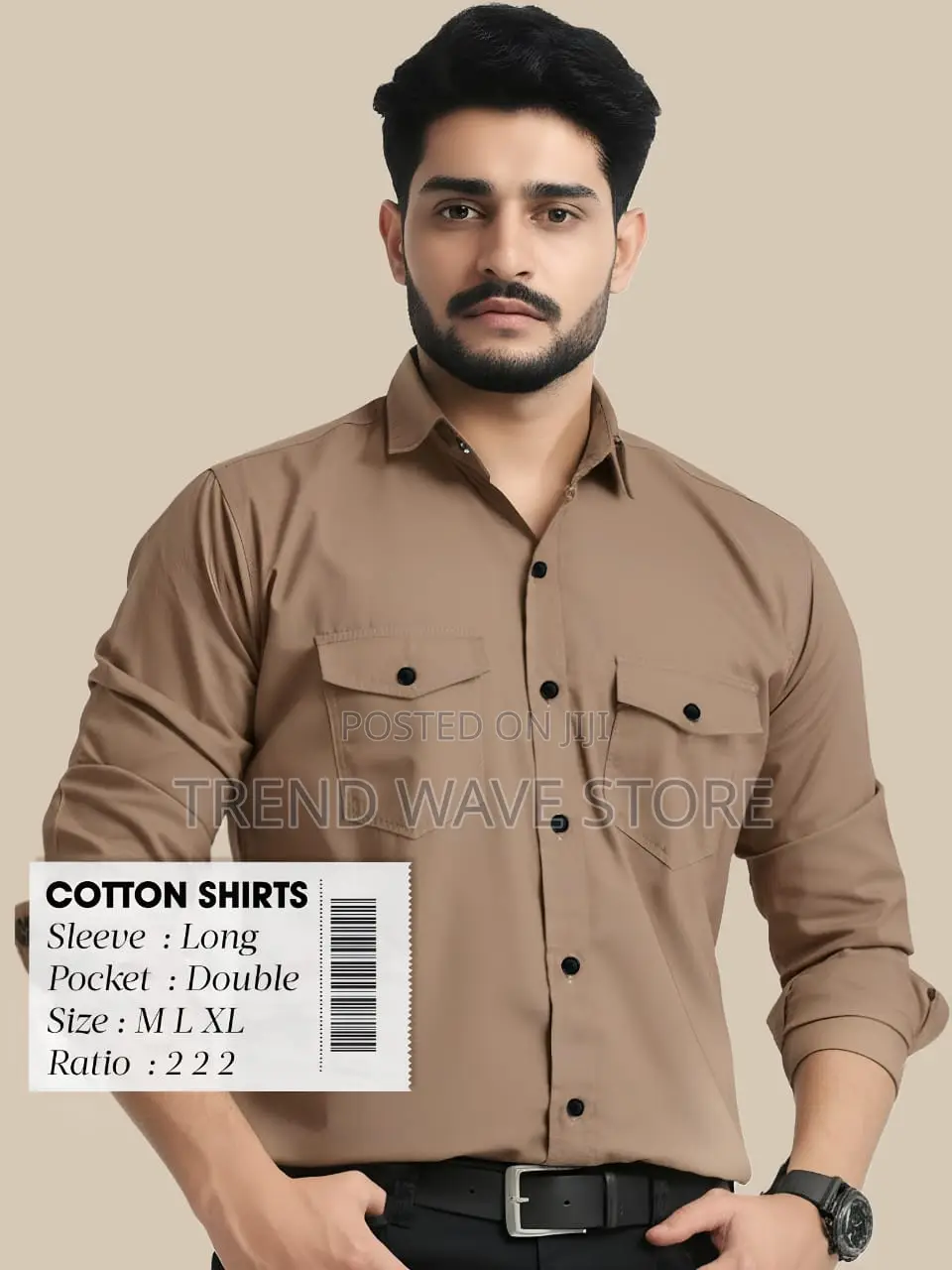 Double PKT Long SLV Shirt