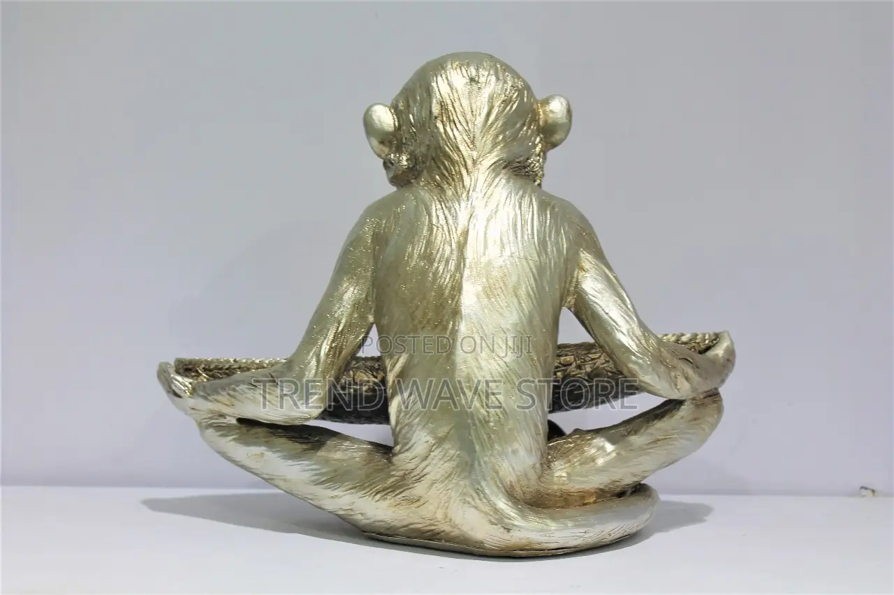 Fruit Holding Monkey Ornament