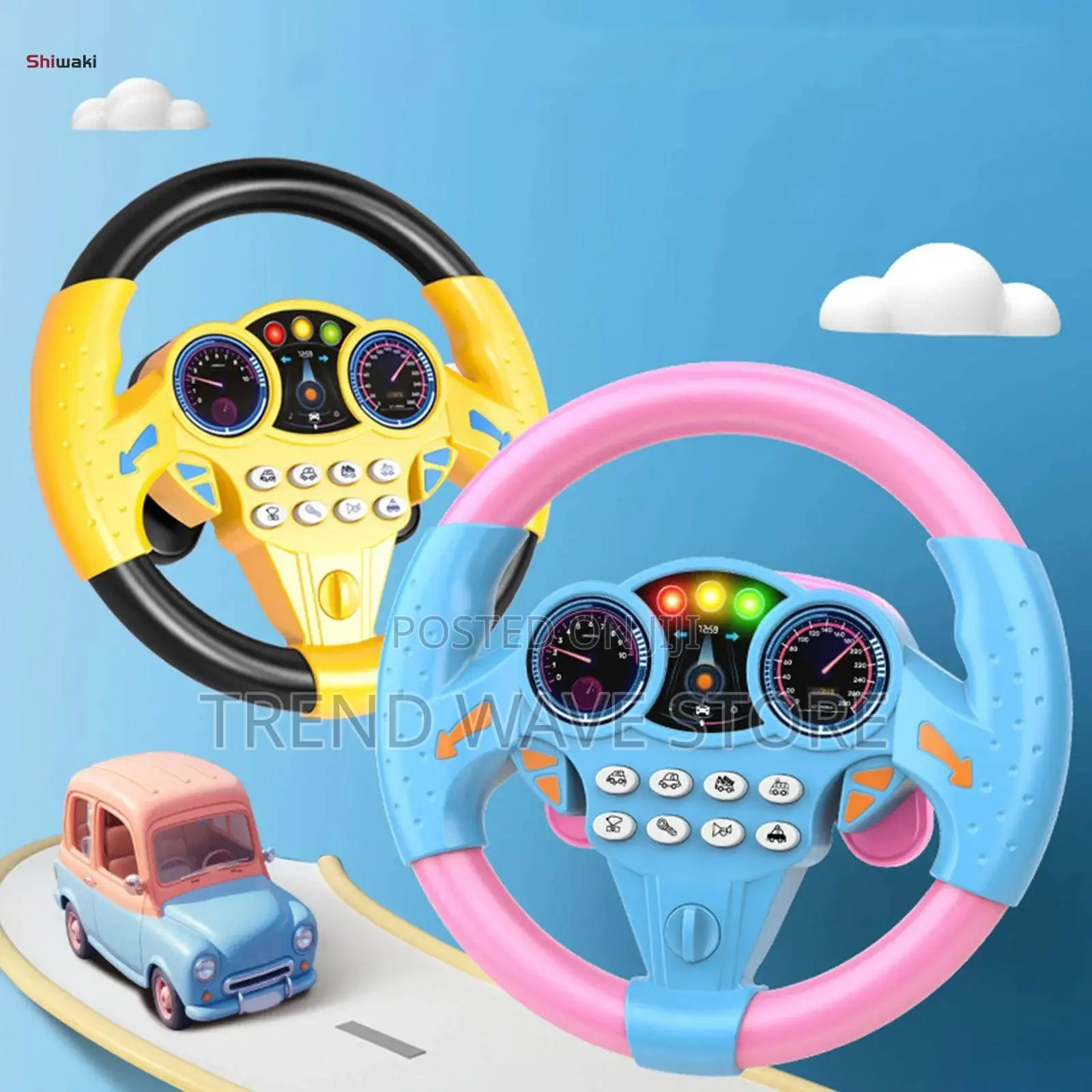 Simulation Steering Wheel Toy (P07098)