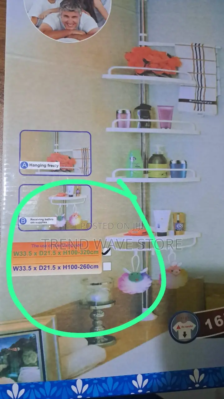 Multi Corner Shelf Rack