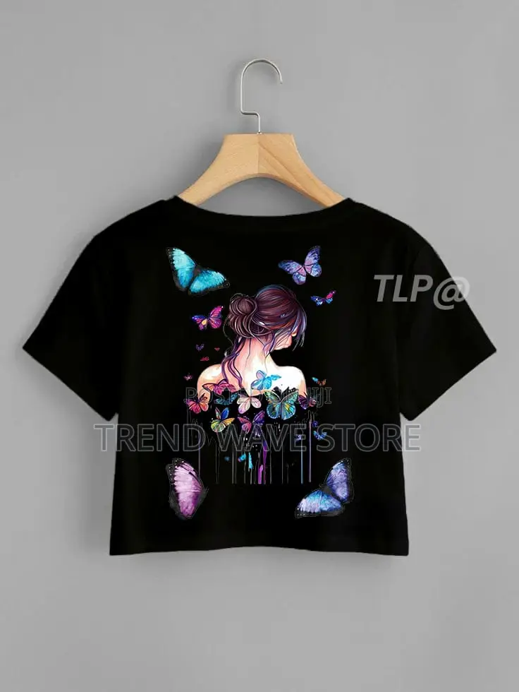 Double Side Printed Ladies Croptop