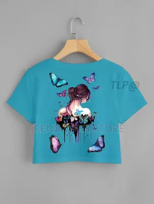 Double Side Printed Ladies Croptop