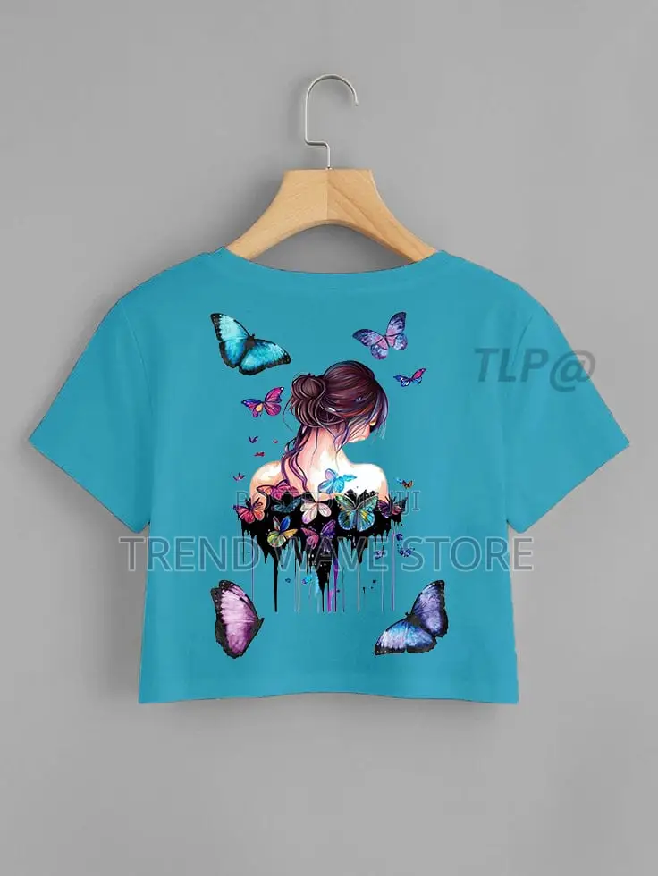 Double Side Printed Ladies Croptop