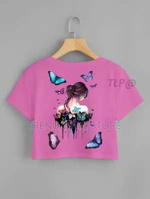 Double Side Printed Ladies Croptop