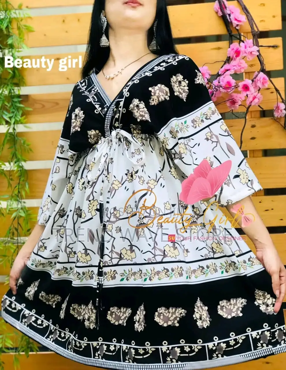 Ithalin Crepe Matriyal Frock