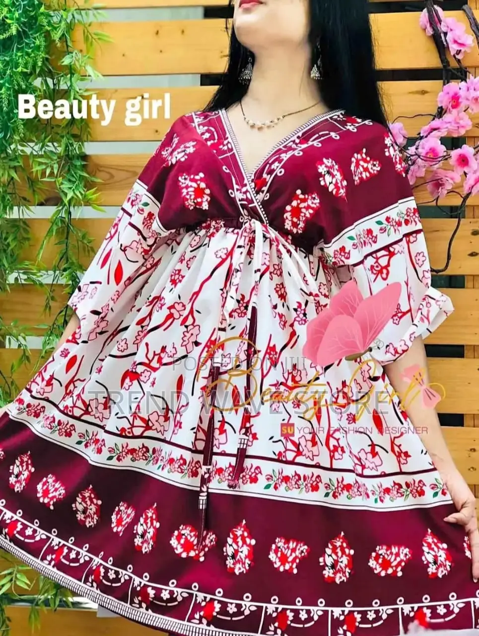 Ithalin Crepe Matriyal Frock