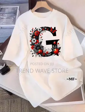 Unisex Letter DTF Print T Shirt