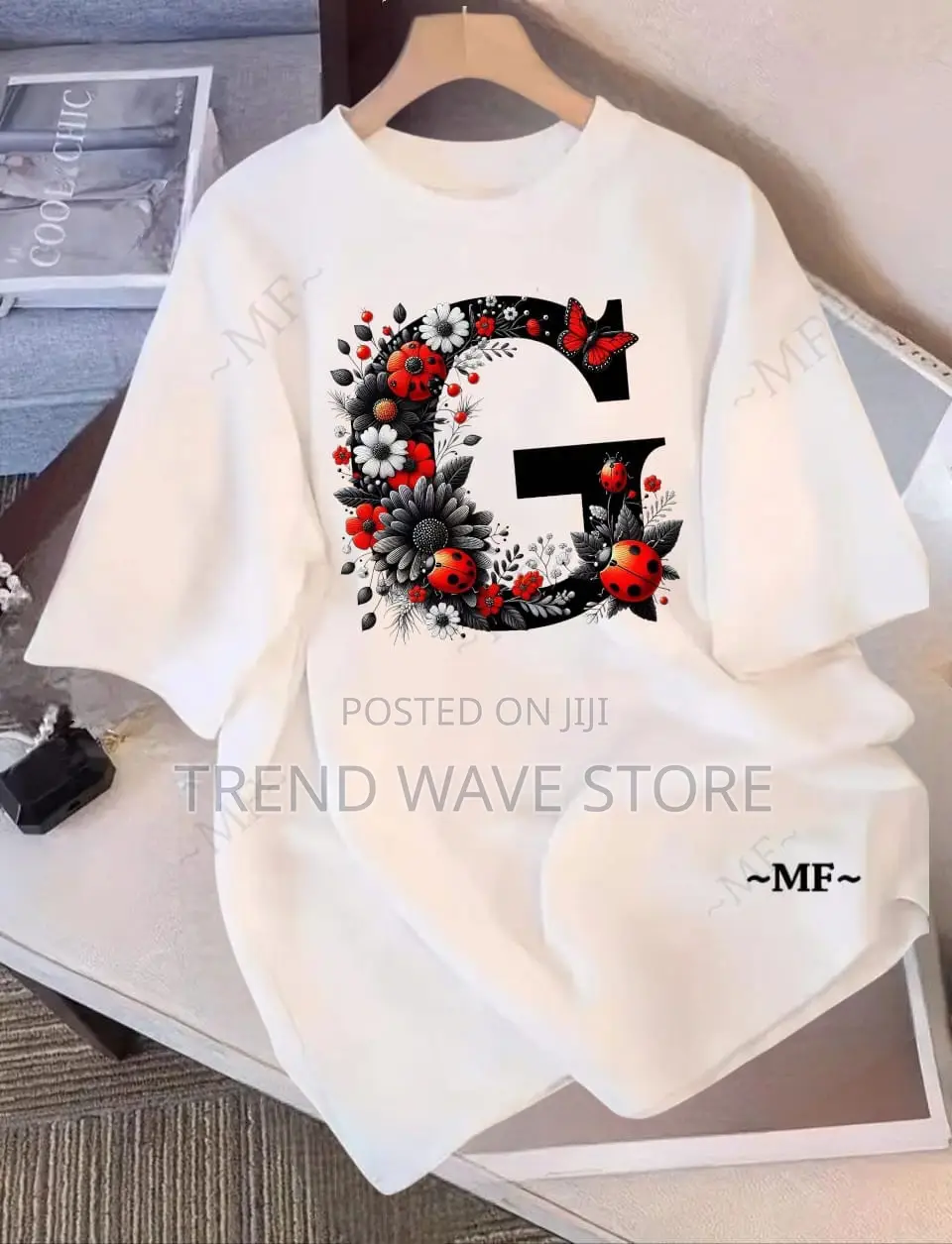 Unisex Letter DTF Print T Shirt