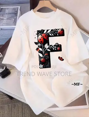 Unisex Letter DTF Print T Shirt