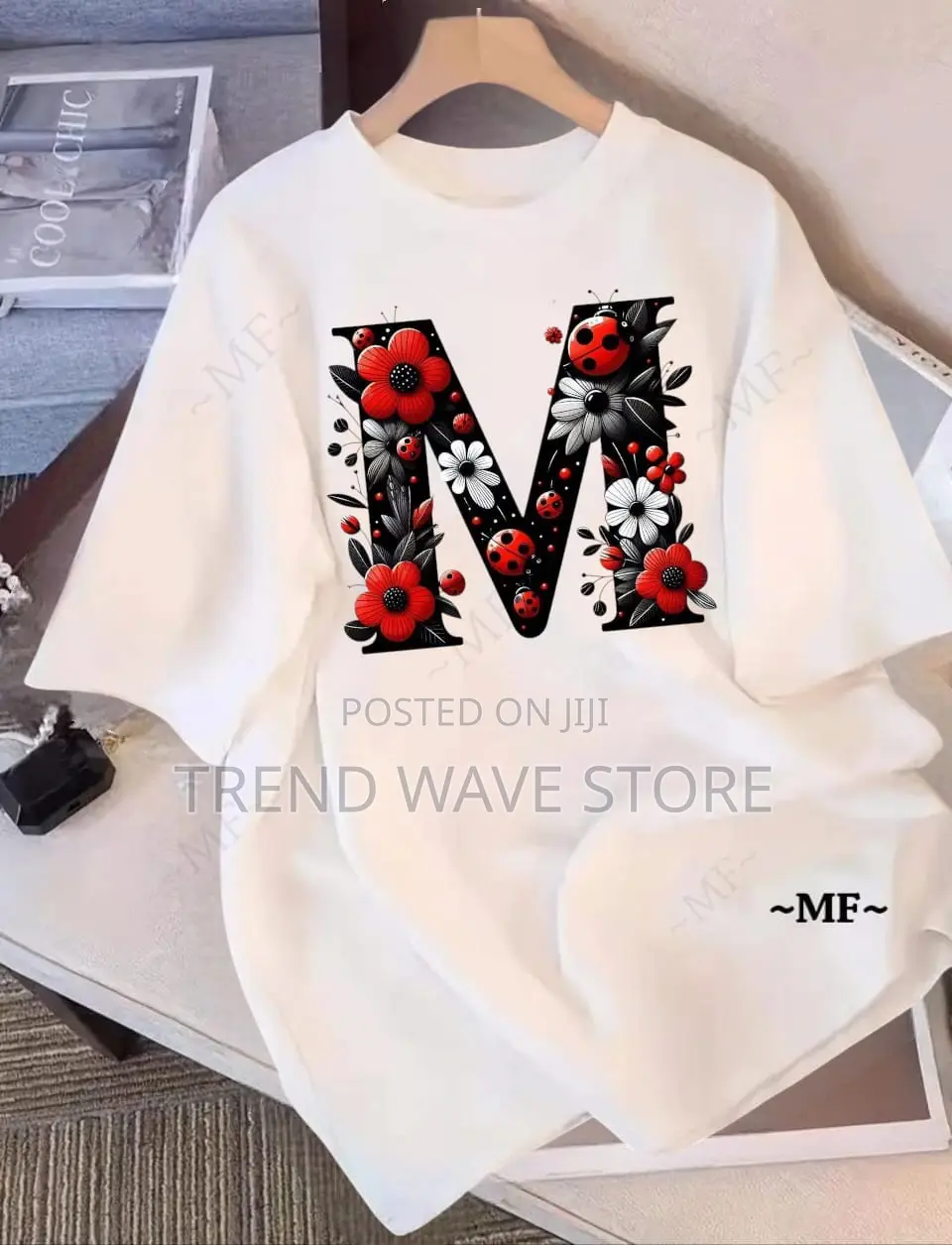 Unisex Letter DTF Print T Shirt