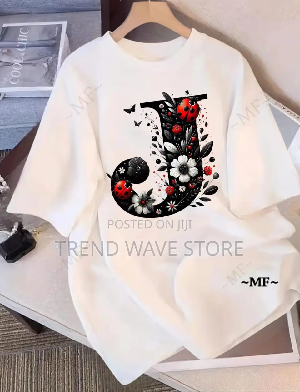 Unisex Letter DTF Print T Shirt